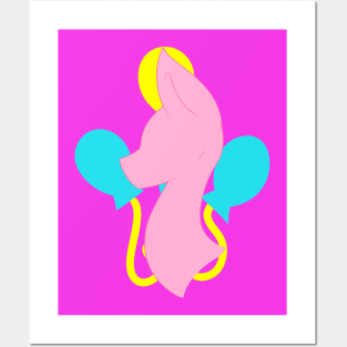 Silhouette - Pinkie Pie Posters and Art